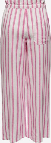 ONLY Wide Leg Hose 'CARO' in Weiß