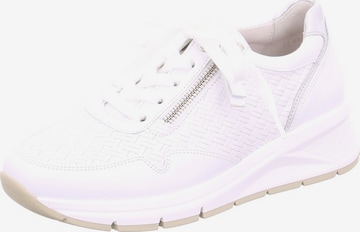 GABOR Athletic Lace-Up Shoes in White: front