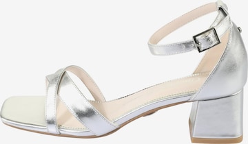 sidabrinė BUFFALO Sandalai 'Carrie': priekis