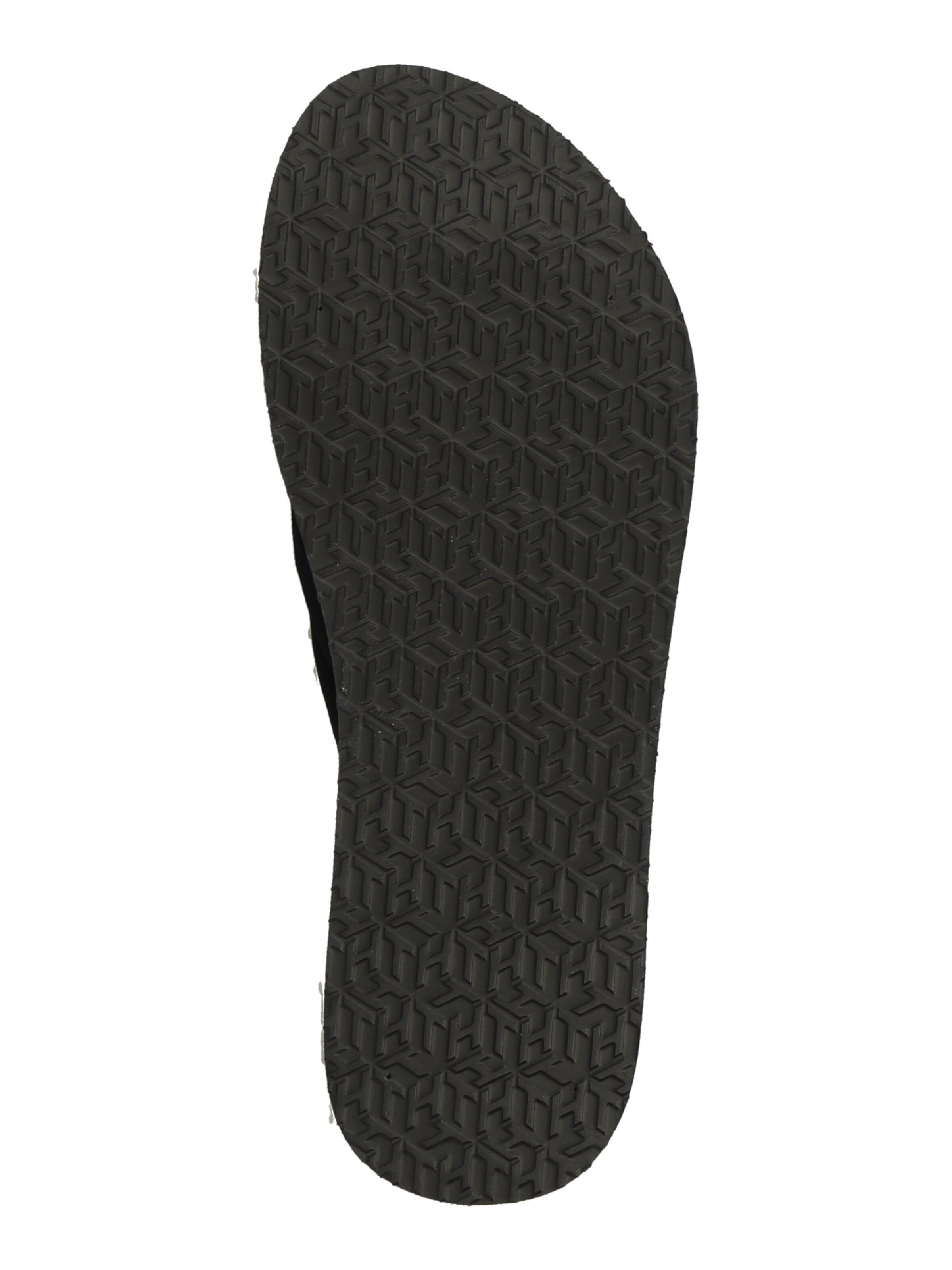 TOMMY HILFIGER Zehentrenner 'Elevated Monogram Plaque' in Blau