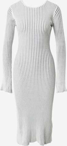 Gina Tricot Knitted dress 'Ebba' in Grey: front