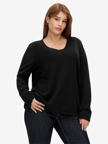 SHEEGO Pullover in Schwarz: predná strana