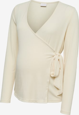 MAMALICIOUS Paita 'MLLEONORA TESS' värissä beige: etupuoli