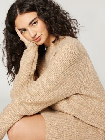 Guido Maria Kretschmer Women Knit dress 'Mara' in Beige