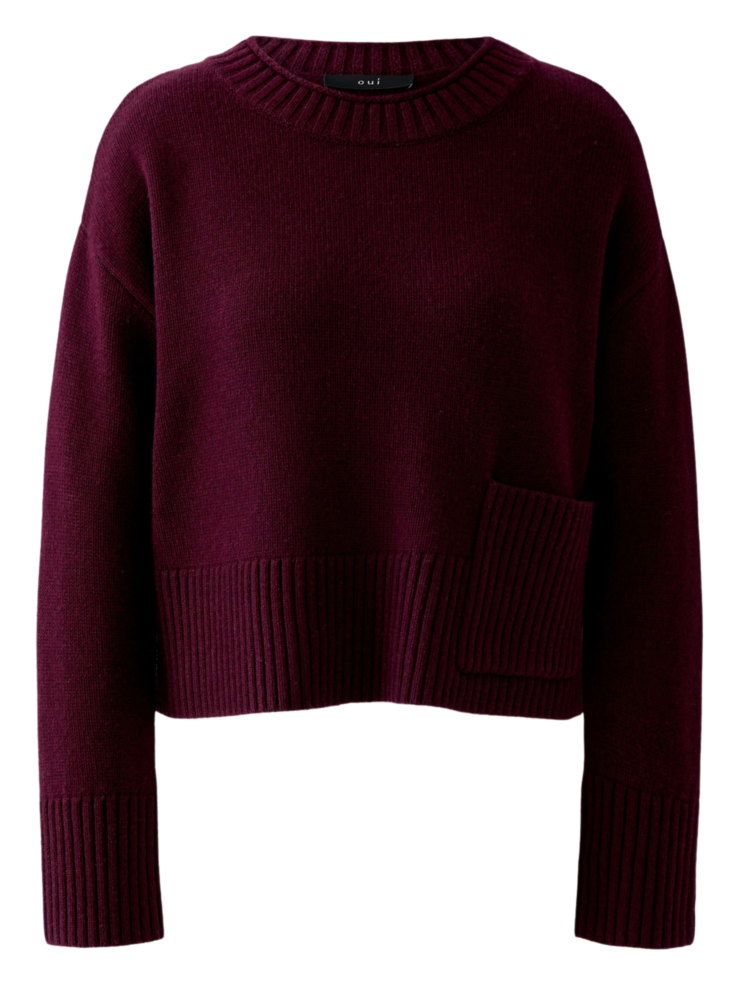 OUI Kampsun, värv lilla: eest vaates