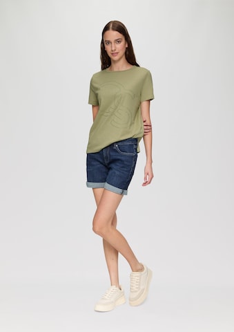 QS T-Shirt in Grün