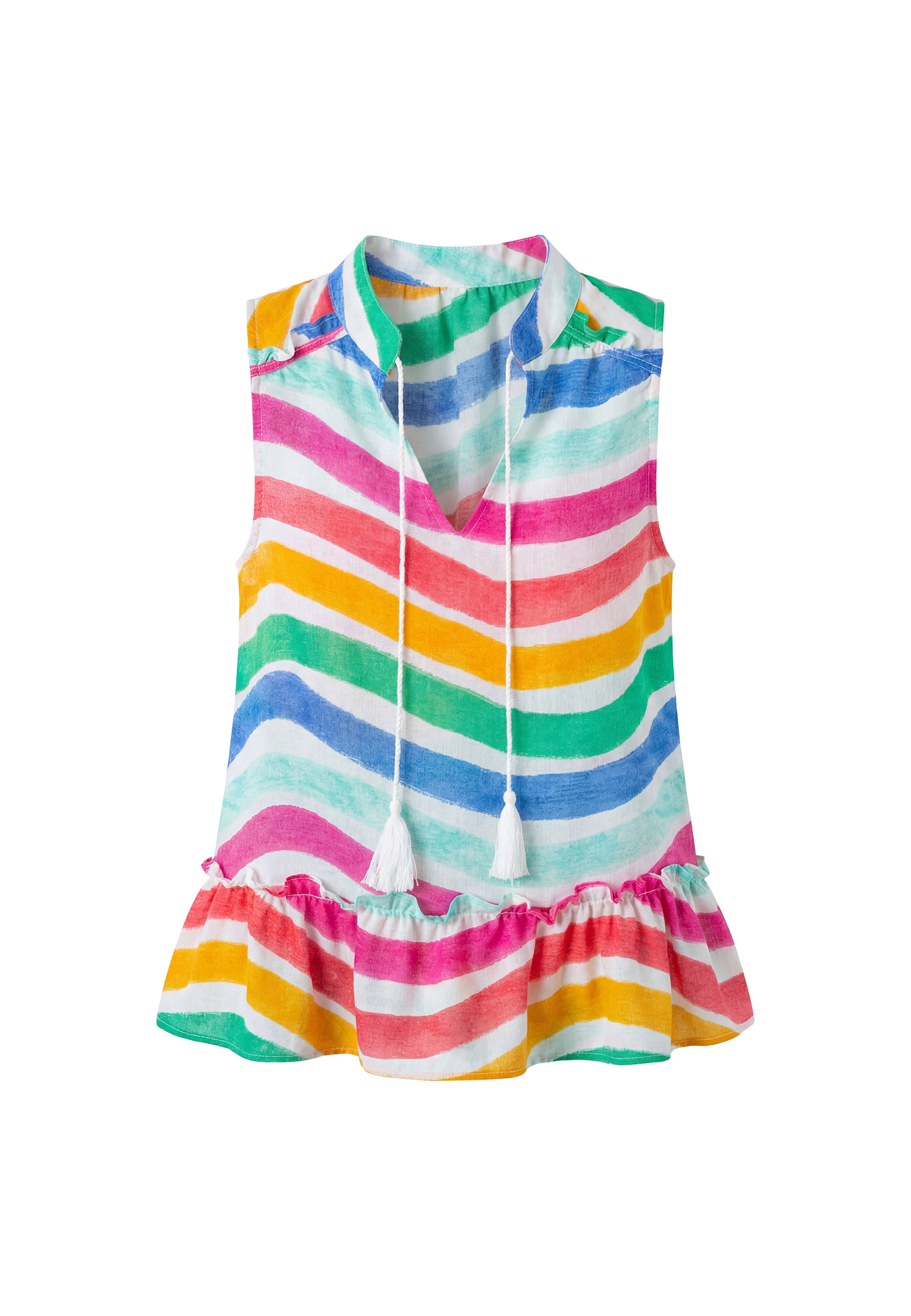 IZIA - Top 'Boho' en rosa: frente