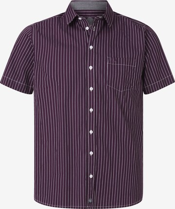 Jan Vanderstorm Button Up Shirt 'Perttu ' in Purple: front