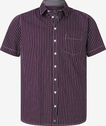 Jan Vanderstorm Button Up Shirt 'Perttu ' in Purple: front