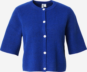 PIECES Gebreid vest 'PCSILLY' in Blauw: voorkant