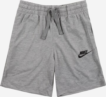 Nike Sportswear Обычный Штаны в Серый: спереди