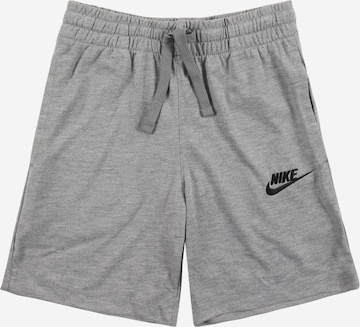 Nike Sportswear Regular Trousers in Grey: front