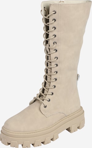 ABOUT YOU Stiefel 'Cosima' in Beige: predná strana