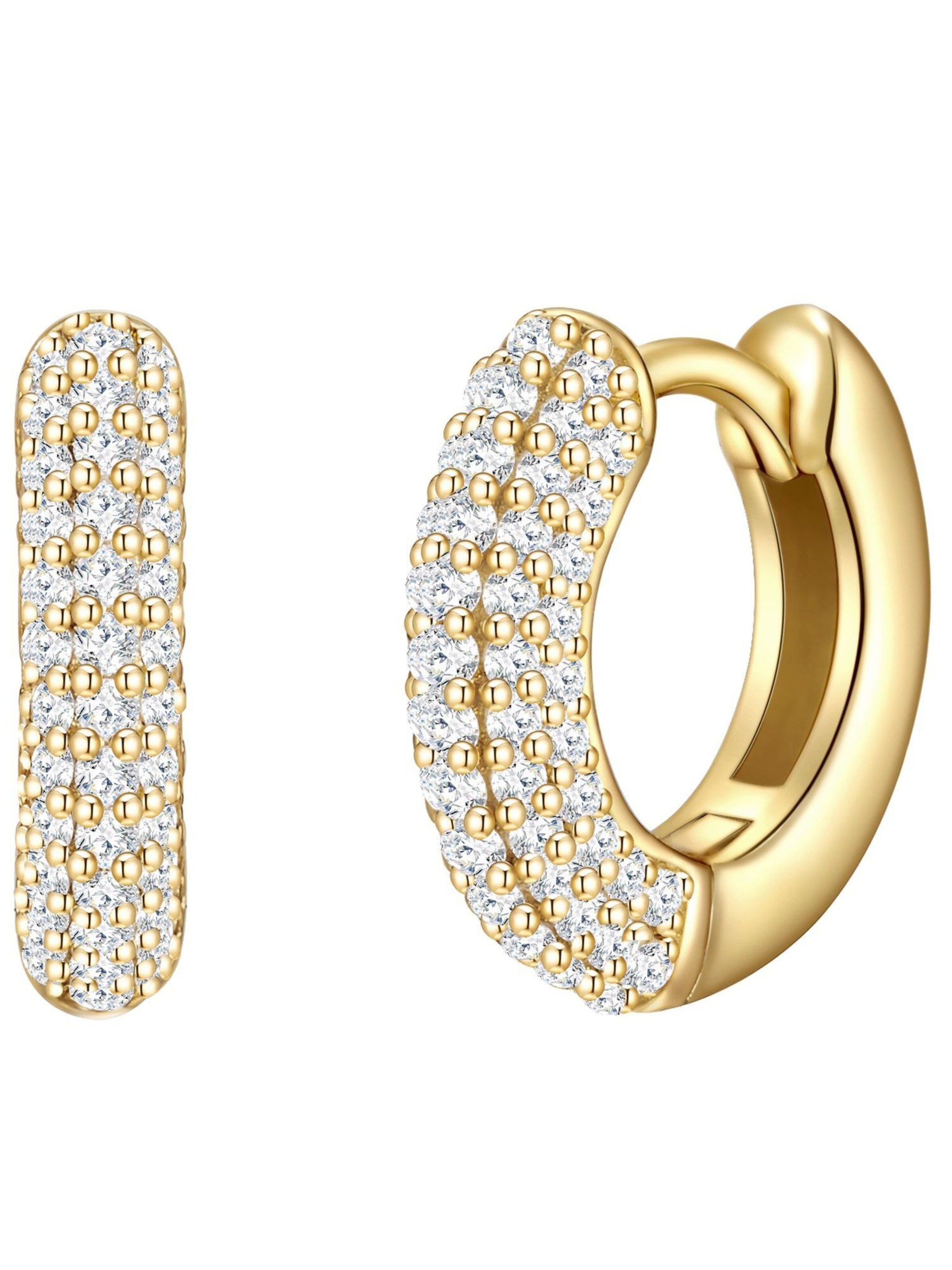 Glanzstücke München Ohrringe in Gold: Vorderseite