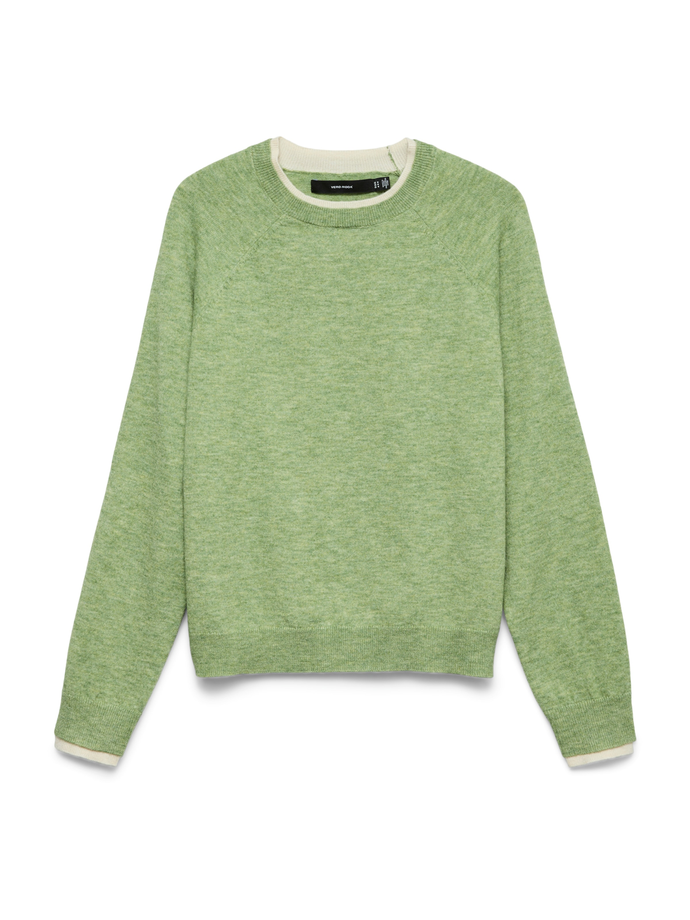 VERO MODA Пуловер &#x27;VMWONDERFUL&#x27; в зелено: отпред
