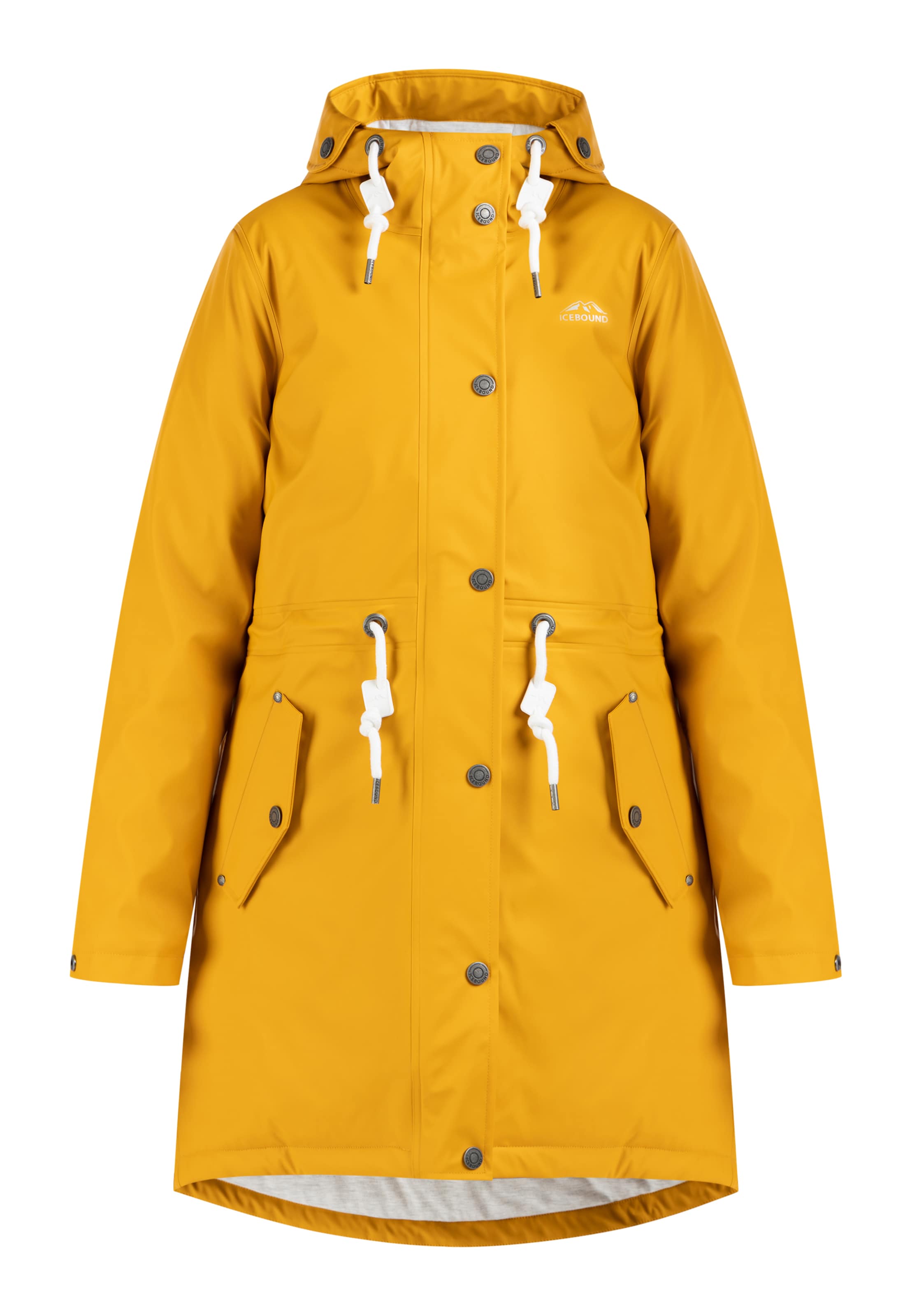 ICEBOUND Functionele mantel in Geel: voorkant