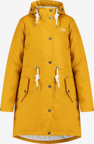 ICEBOUND Raincoat in Yellow: front