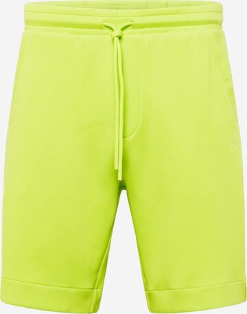 Pantaloni 'Headlo 1' di BOSS in verde: frontale