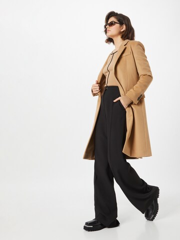 BOSS Wide leg Pantalon 'Tacilana' in Zwart