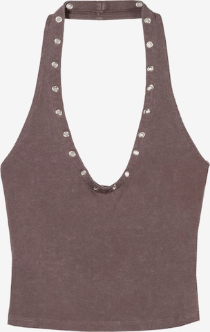 Bershka Toppi värissä ruskea: etupuoli