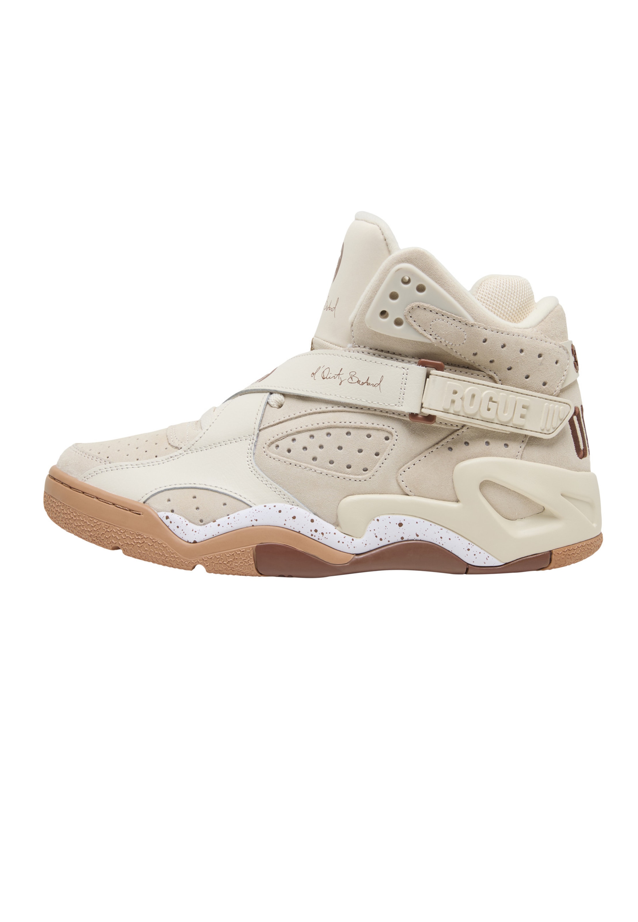 Baskets hautes 'Ewing x Odb Rogue' Ewing en beige : devant