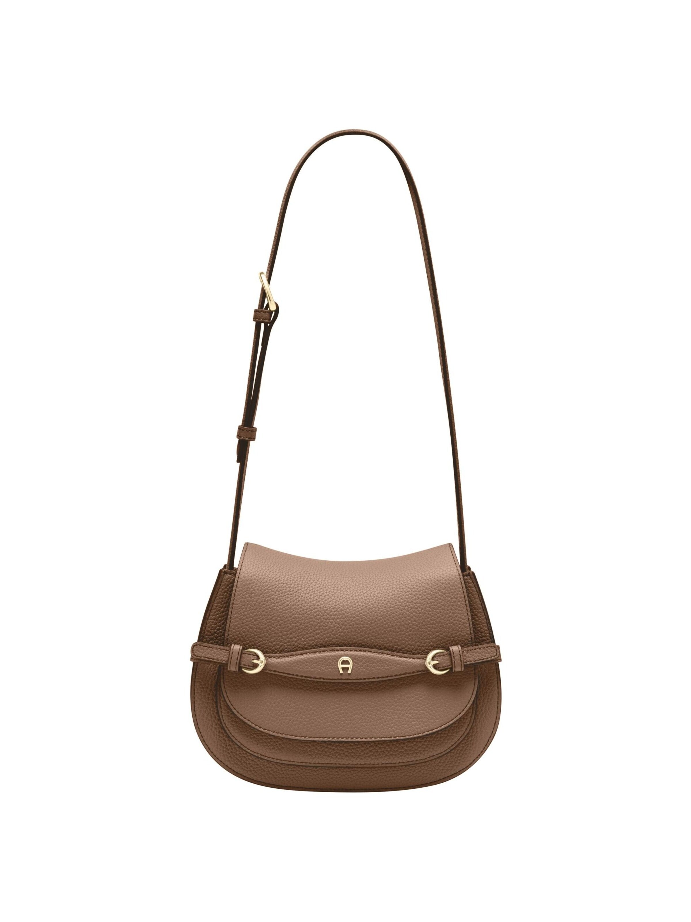 AIGNER Umhängetasche 'Cavallo'‌‌ in Grau: Vorderseite