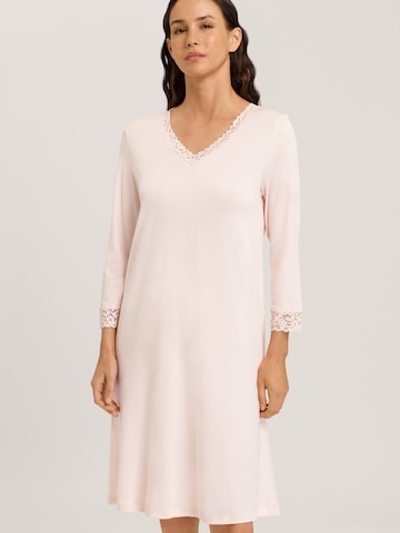 Chemise de nuit ' Moments ' Hanro en rose : devant