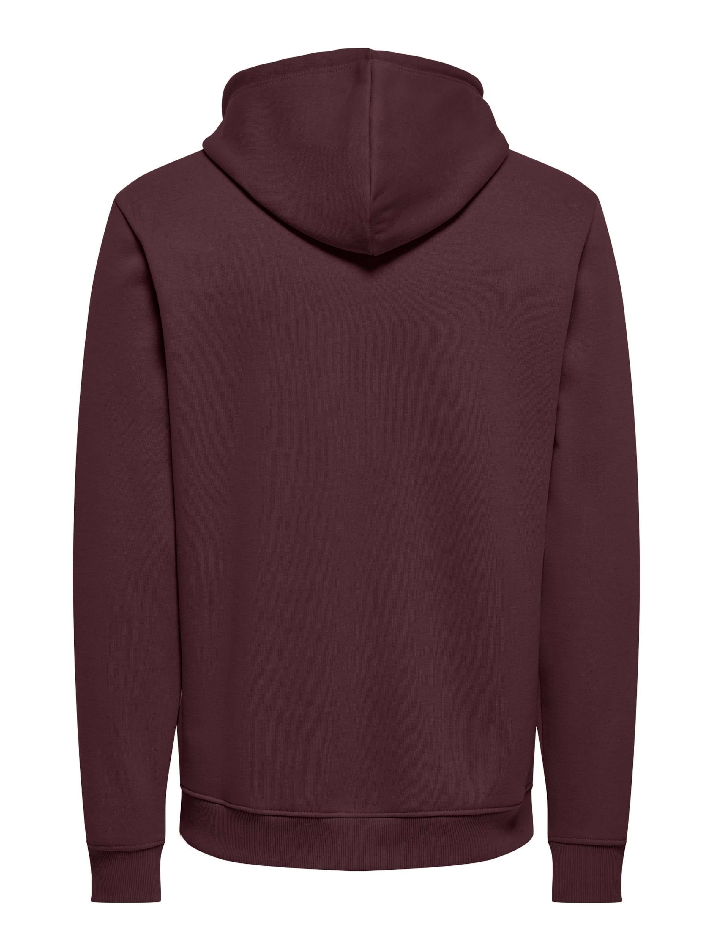 Only & Sons Sweatshirt 'ONSConnor' in Rood