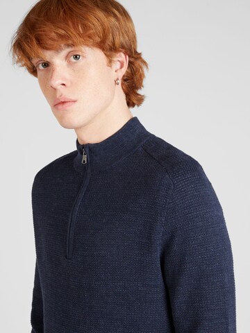 OLYMP Pullover in Blau