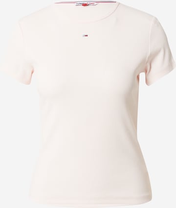 Tommy Jeans T-shirt i rosa: framsida