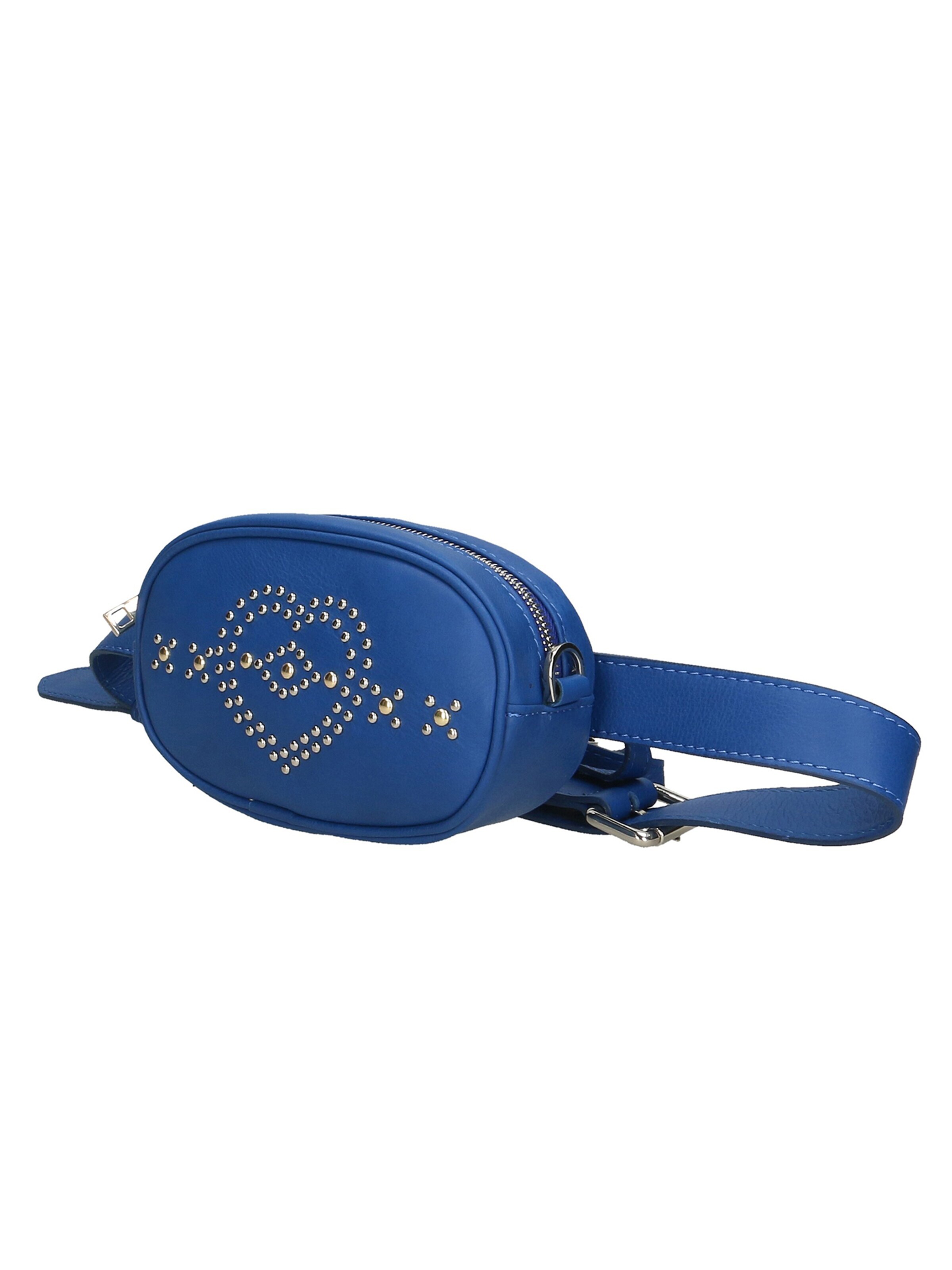 Marsupio 'Marsupio donna pelle sauvage con borchie cuore Made in Italy' di Gave Lux in blu