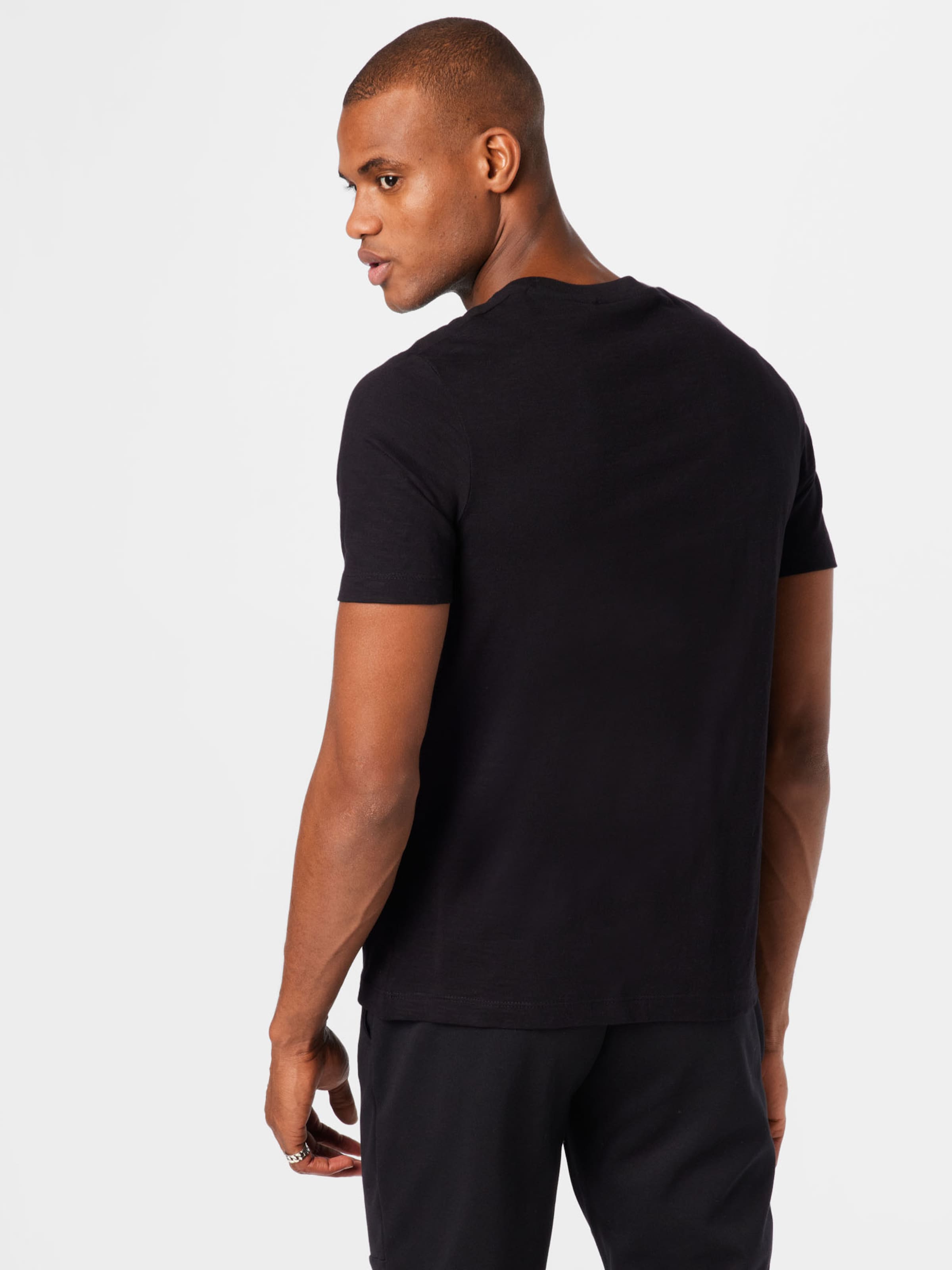 Männer Große Größen s.Oliver T-Shirt in Schwarz - LW28806