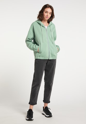 MYMO Zip-Up Hoodie in Green