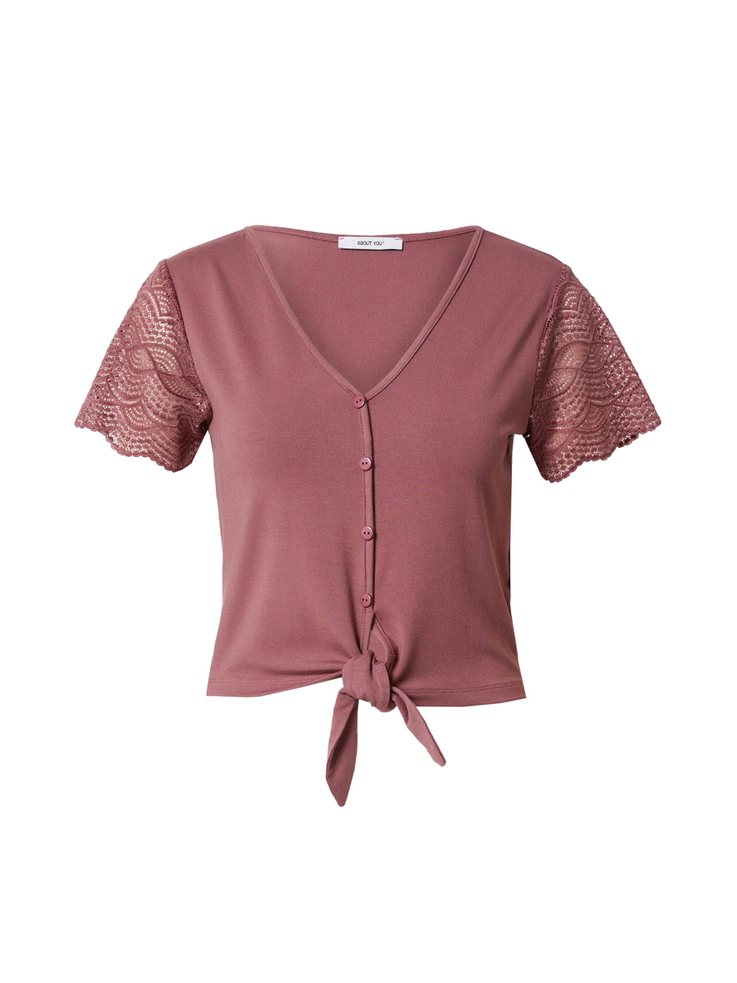 T-shirt 'Evelin' ABOUT YOU en rose : devant