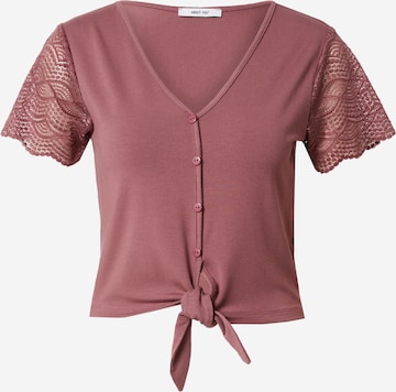 ABOUT YOU Shirt 'Evelin' in Roze: voorkant