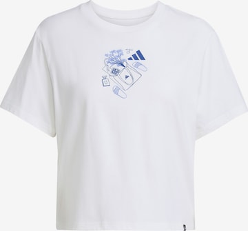 ADIDAS SPORTSWEAR Performance Shirt in White: front