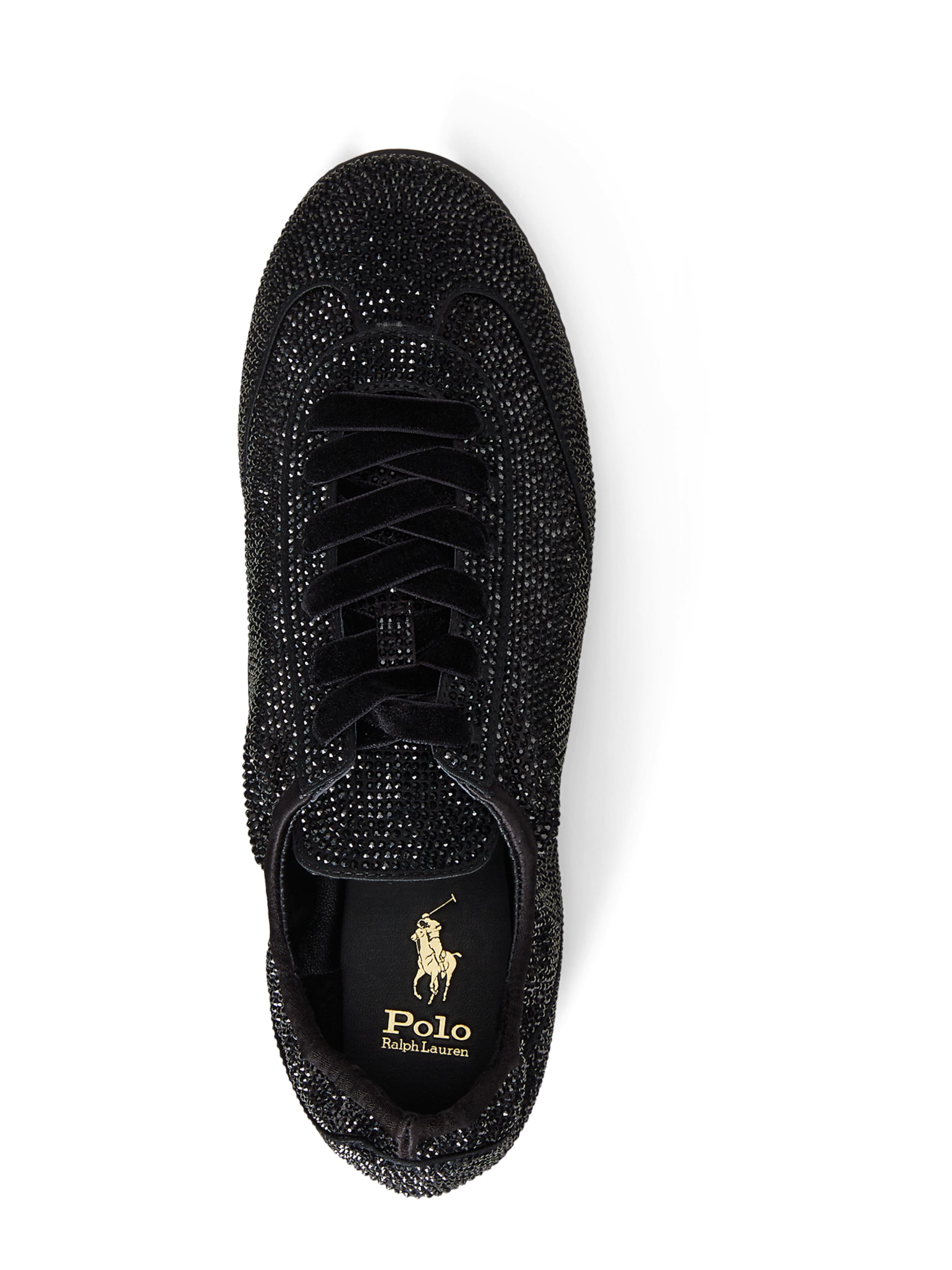 Polo Ralph Lauren Δετό παπούτσι σε μαύρο