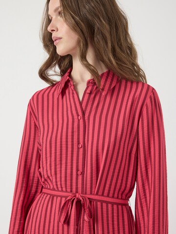 YAS Shirt Dress 'YASKAYA' in Red