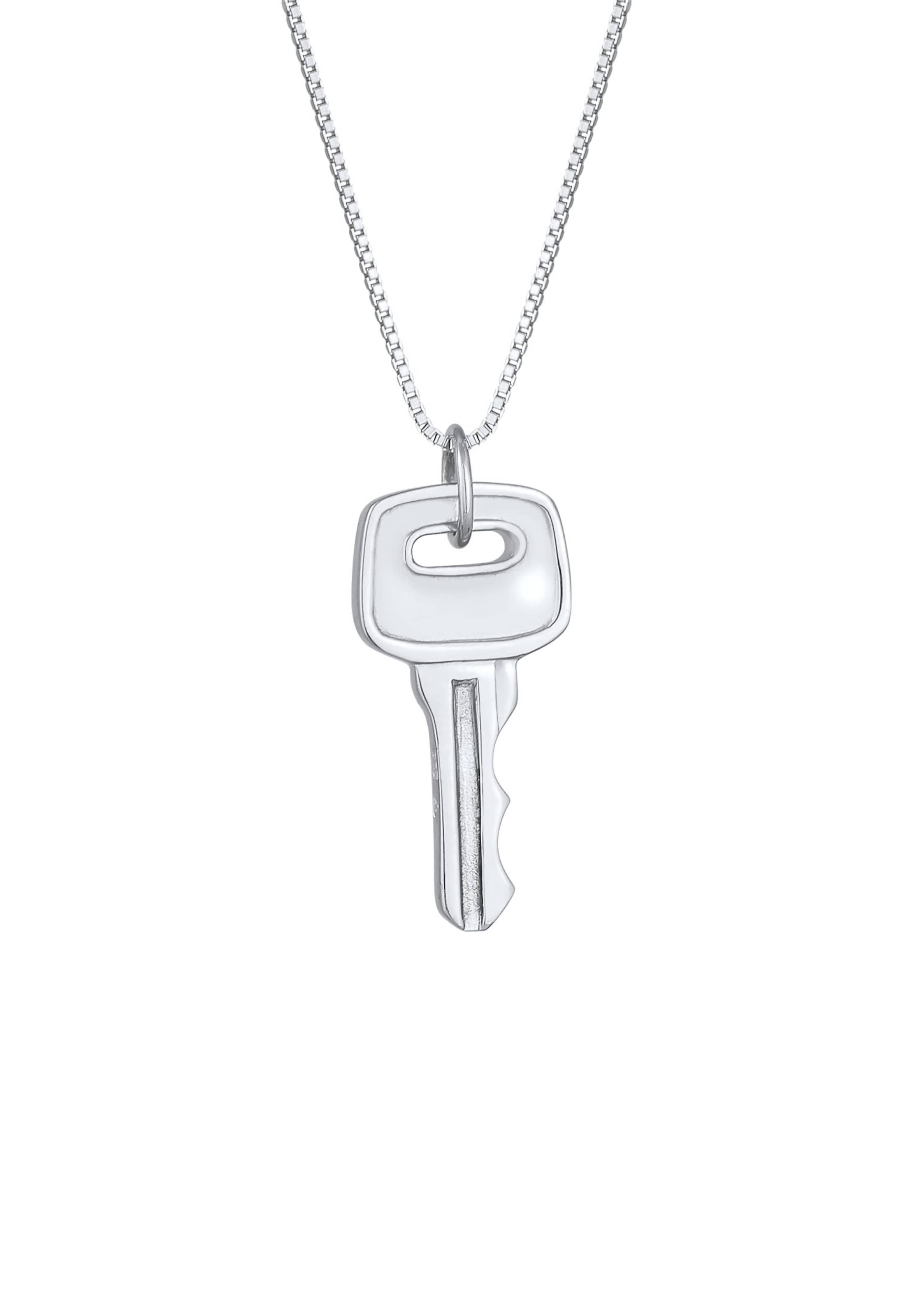 KUZZOI Ketting in Zilver: voorkant