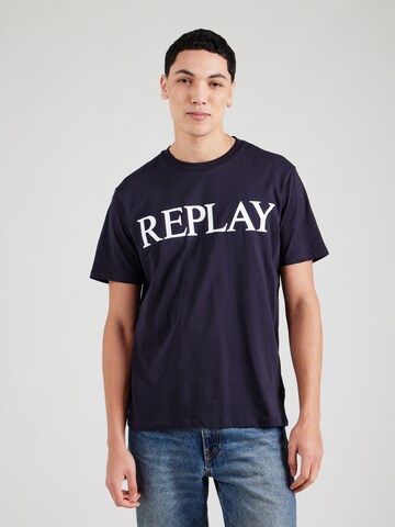 REPLAY Shirt in Blue: front
