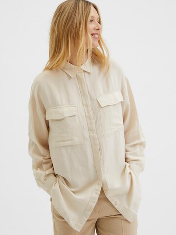 SELECTED FEMME Bluse 'Lena' in Beige