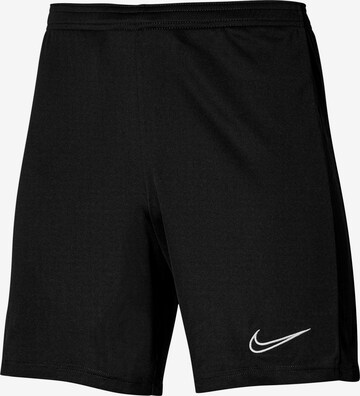 NIKE Regular Workout Pants in Black: front