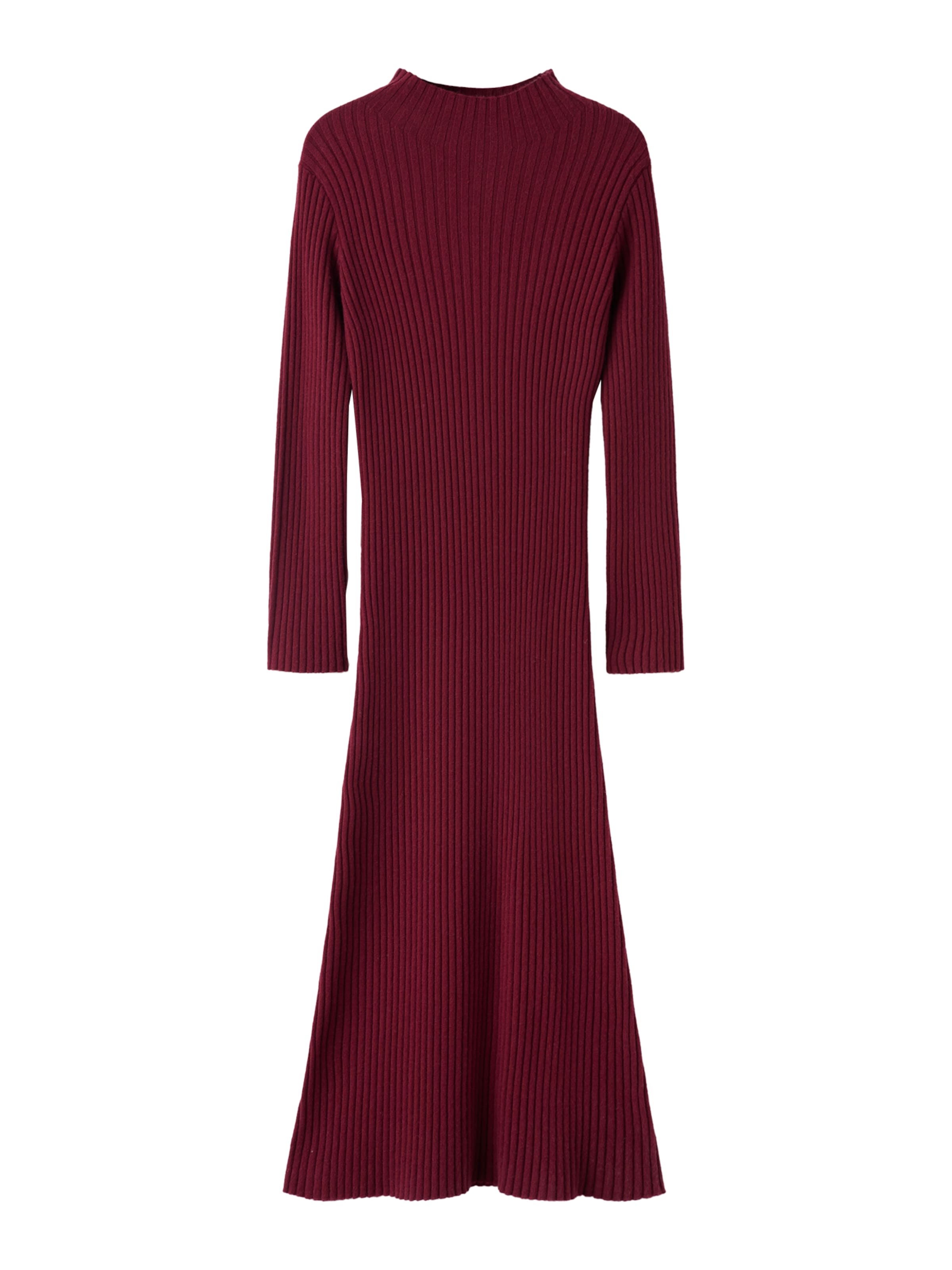 MANGO Úpletové šaty 'Kikita' – červená: přední strana