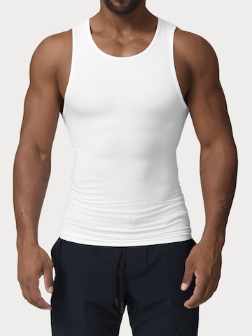 BIMONI Performance Shirt 'Fitness Ärmelloses Tank Top Shirt' in White: front