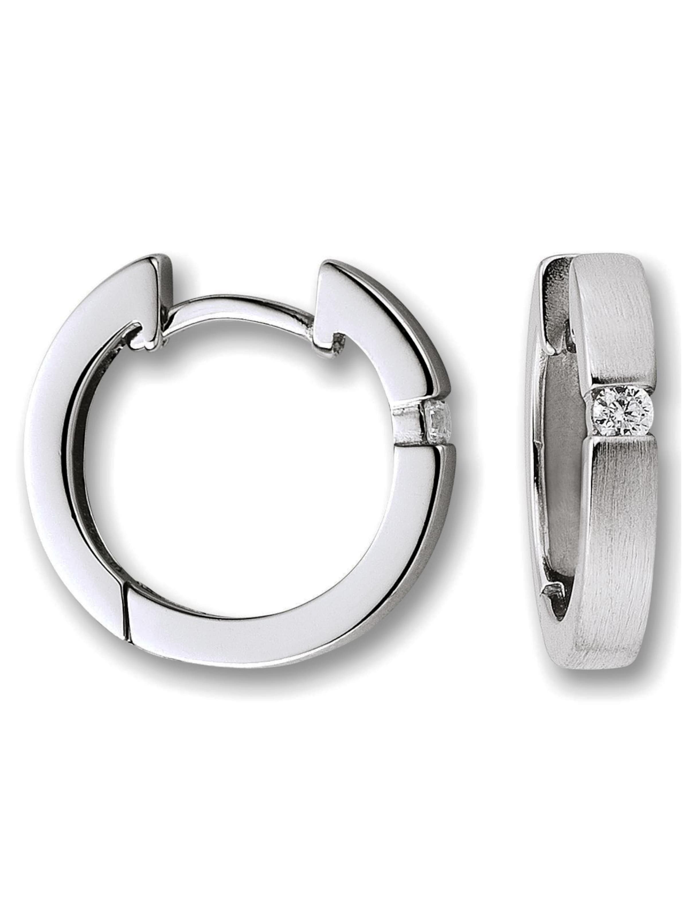 ONE ELEMENT Earrings in Silver: front