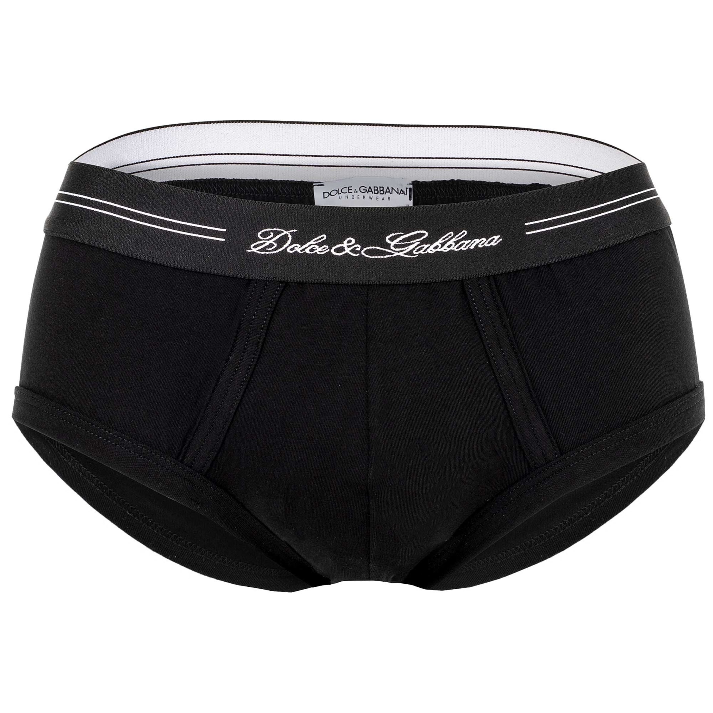 DOLCE & GABBANA Slip in Schwarz: Vorderseite