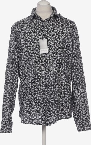 H&M Button Up Shirt in XL in Black: front