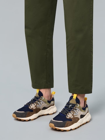 Flower Mountain Platform trainers 'YAMANO 3 MAN' in Grey: front