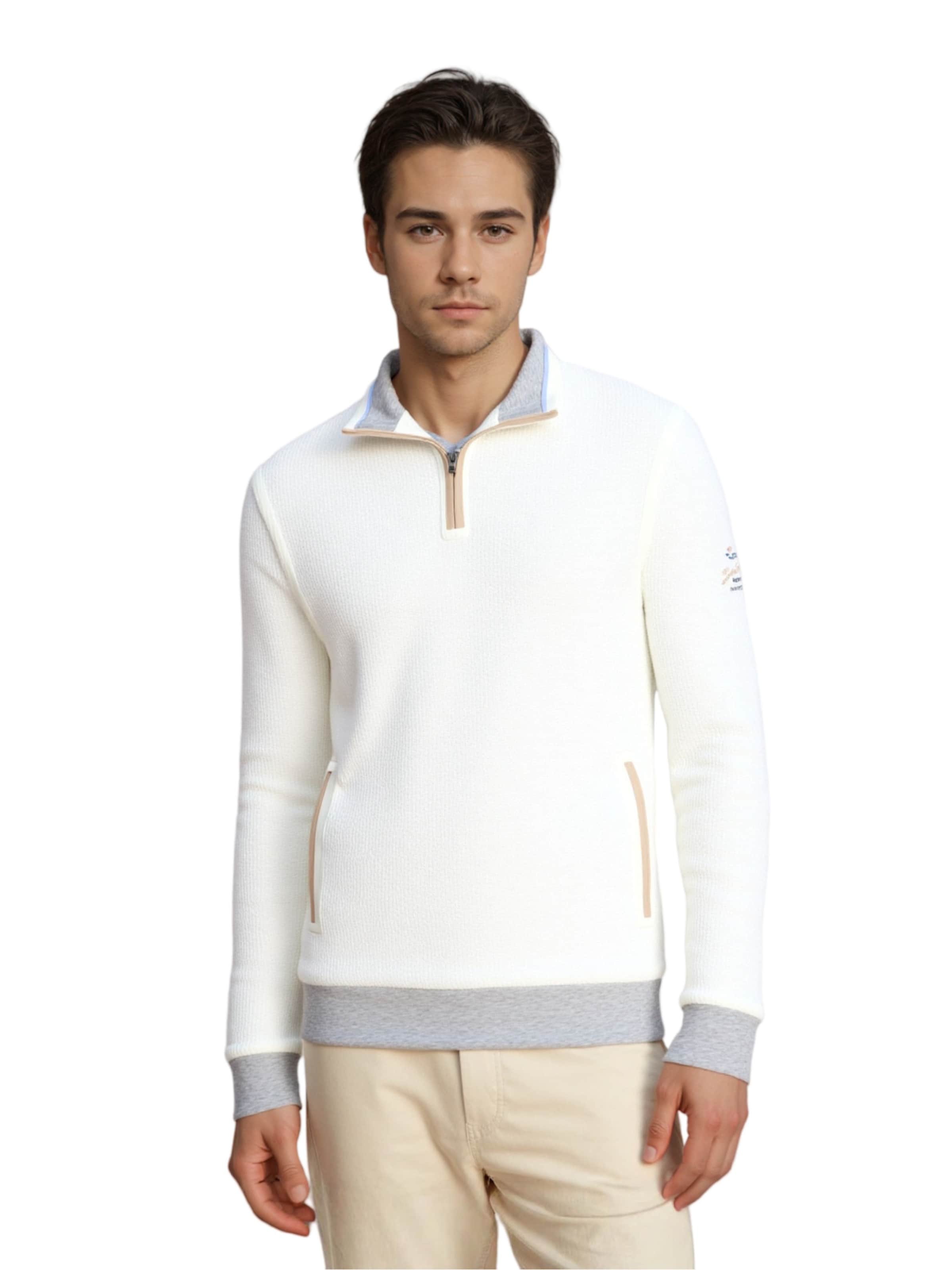 Sweat-shirt 'Stay Fresh' HAJO en blanc : devant
