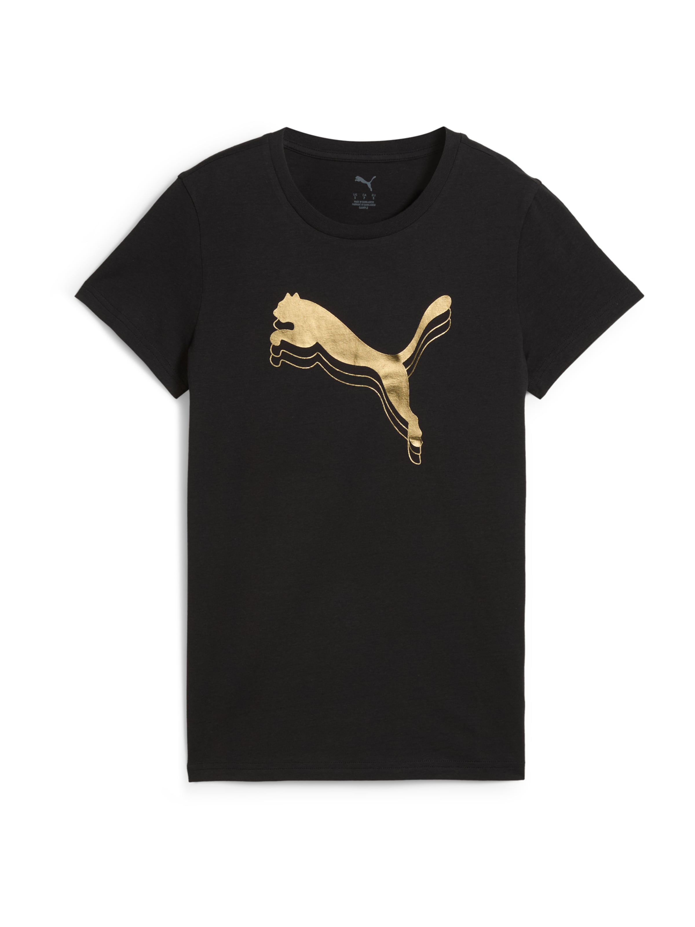 T-shirt fonctionnel 'ESS' PUMA en noir : devant